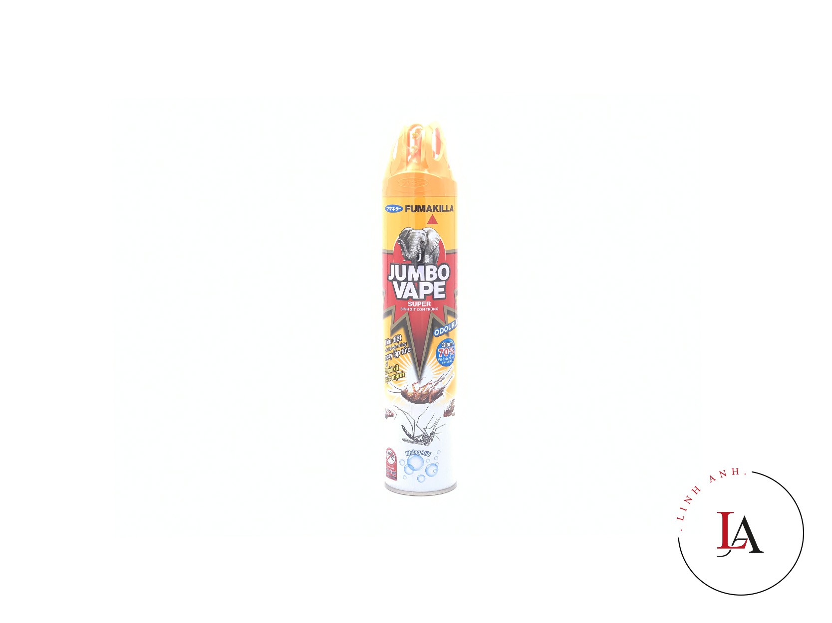 Xịt muỗi Jumbo Vape 600ml+60ml